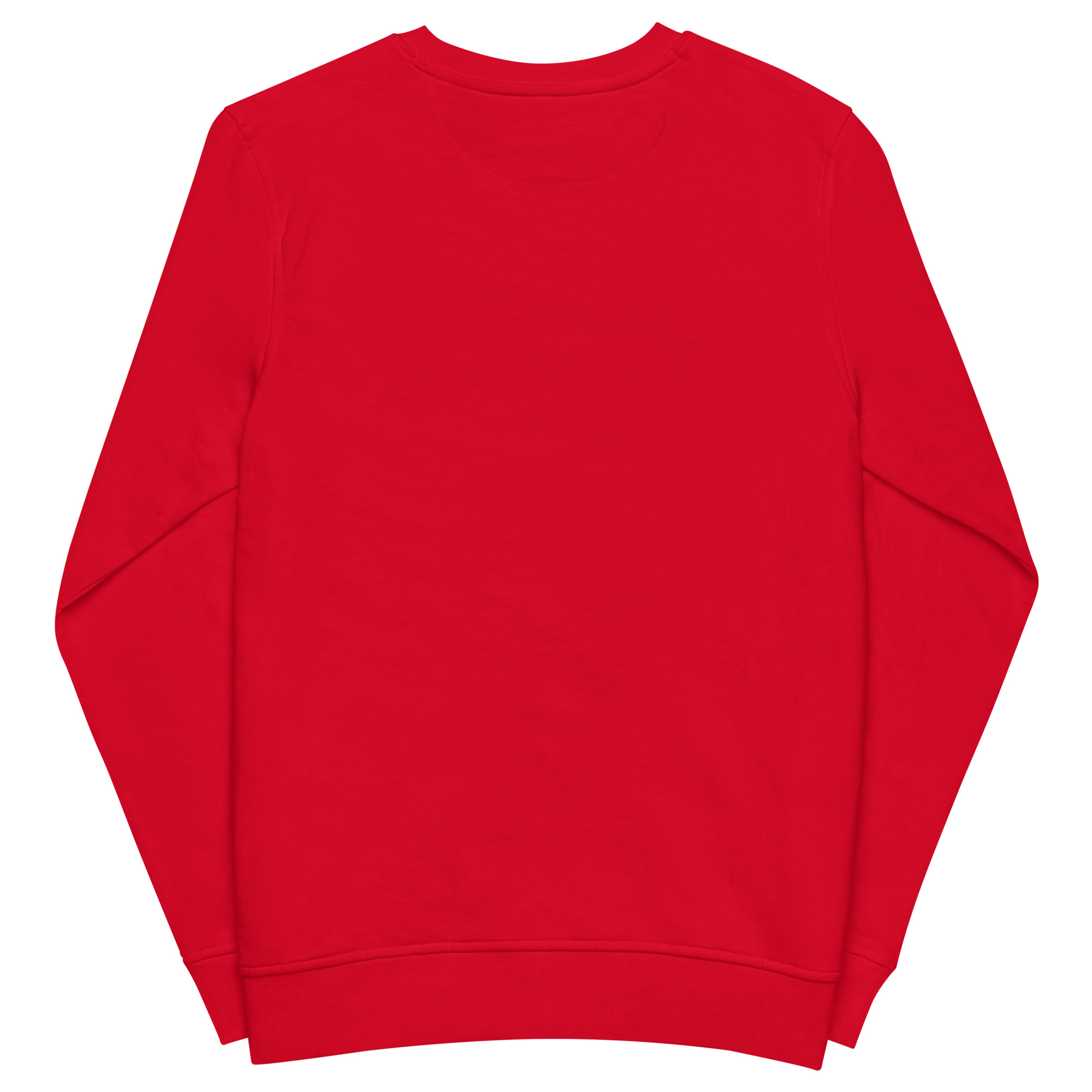 Unisex organic sweatshirt with car - Image 4